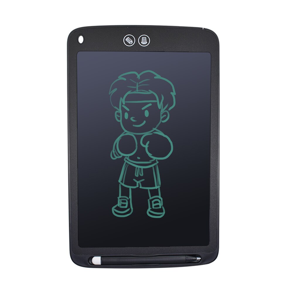 CHIPAL 10&quot; LCD Writing Tablet Partially Erasing Digital Drawing Tablet Handwriting Pads Portable Electronic Board Board with pen: Black