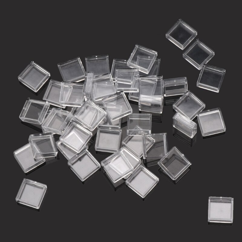 100Pcs Clear Plastic Drukknop Tact Knop Cap Keycaps Covers Protector Ondersteuning