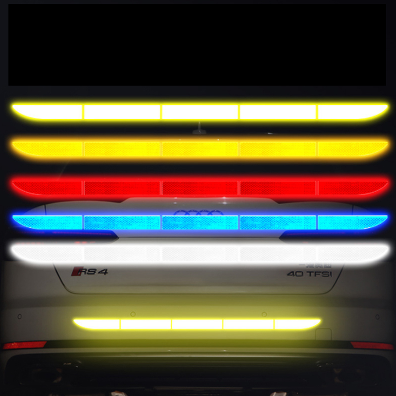 For Renault Megane 3 4 Car Bumper Reflective Tape Strip Stickers High Reflective Tape Auto Exterior Accessories for Renault Arka