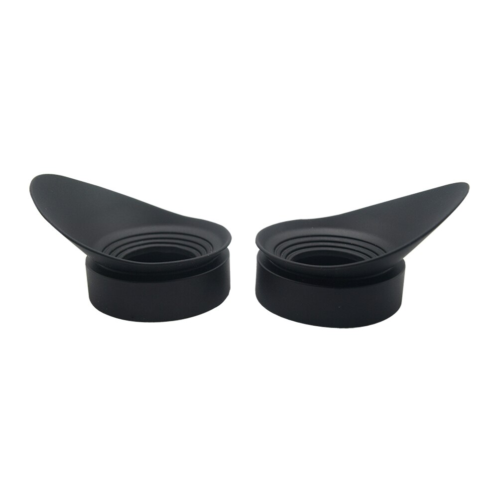 Prismáticos con copas oculares de caucho protectores para los ojos, tapones para los ojos, diámetro interior de 40mm, para microscopio ocular, telescopio, Eyecups, 1 par