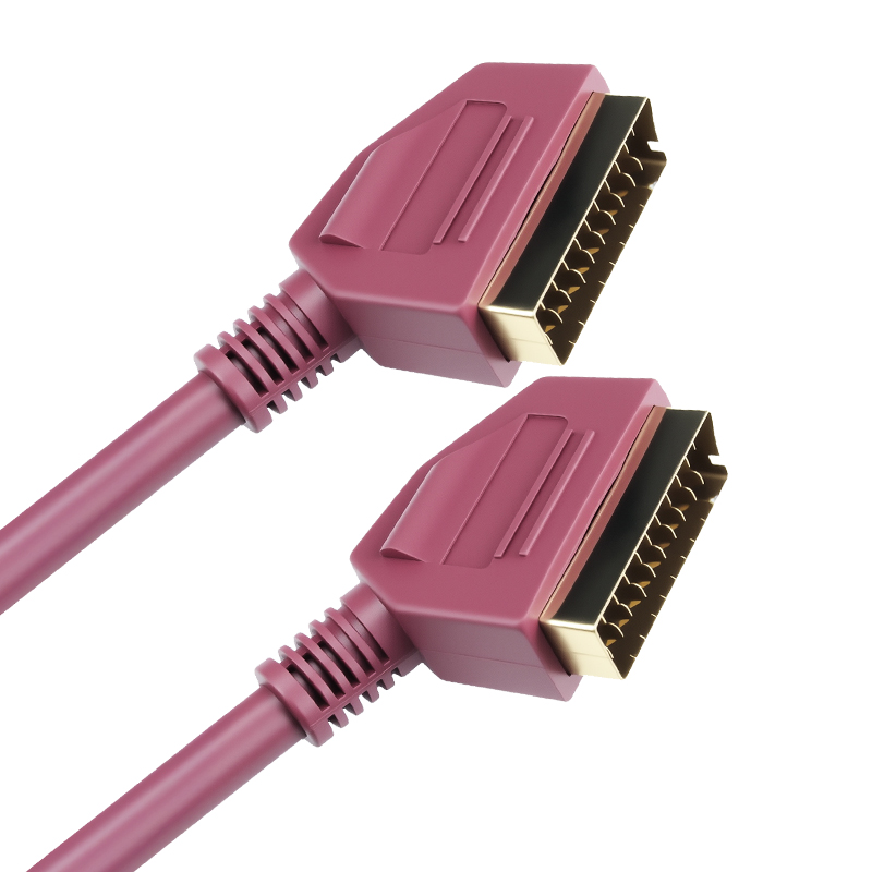 Scart Lead Fully Wired 21-PIN Scart Cable Male to Male Cable Scart for Scart to HDMI converter TV DVD SKY VIDEO Scart CABLE