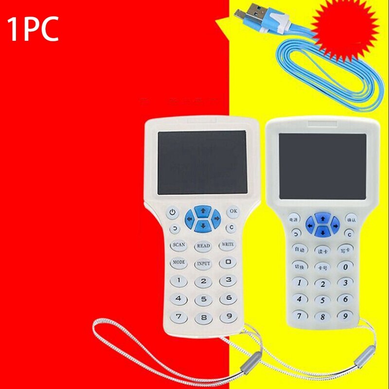 Programmeur sleutelkaart toegangscontrole lezer duplicator gecodeerde kaart kopieermachine usb schrijver ic id multifunctioneel