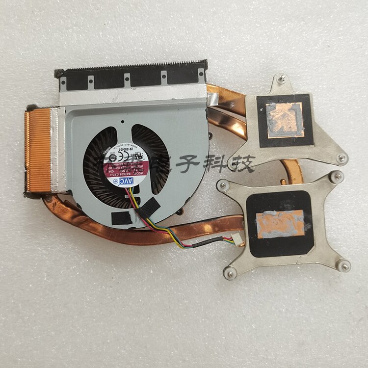 CPU Cooler Fan &amp; Heatsink Used For Lenovo ThinkPad W530 04W3627 04W3626 0B57854 Radiator BATA0812R5H -004