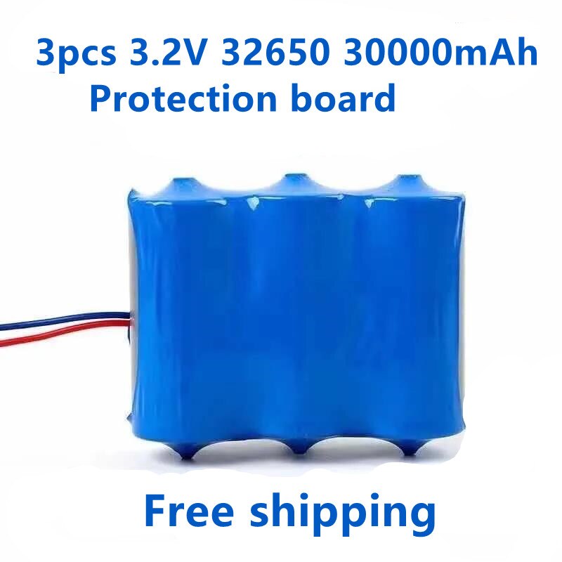 solar lamp battery 3.2V large capacity lithium battery solar street lamp floodlight battery with protection panel