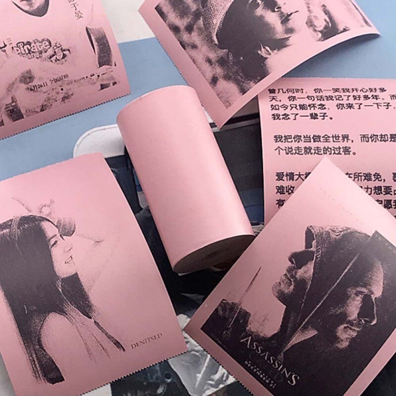 Modelli applicabili per carta da stampa termica a colori per stampante Miao P1 e Ericsson A6 5 rotoli