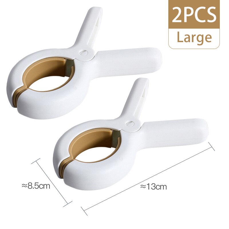 3/2pcs Fixed Windproof Clothes Pins Drying Sheets Clothes Clips Plastic Household Quilt Powerful Pegs Laundry Clothespin: 04-2PCS
