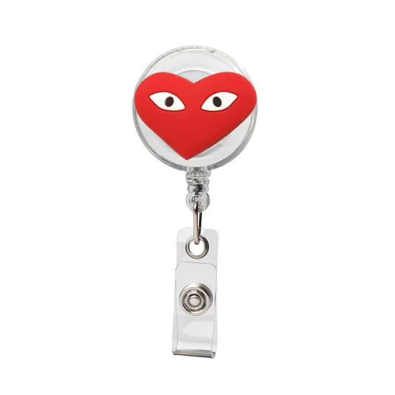 1PCS Retractable Pull Badge Nurse Cute Badge Reel Clip Badge Holder Yoyo Card Doctor ID Card Chain Clips School Student Office: 1502-02 1pcs