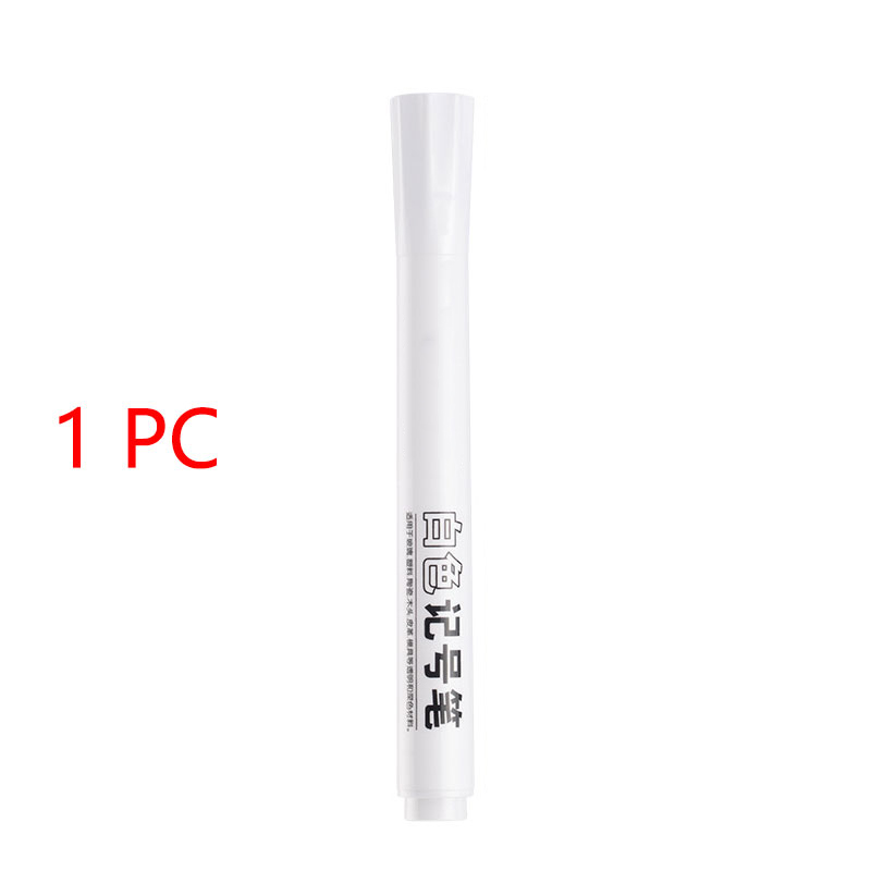 White Marker Pens 0.8/1/2/2.8/5mm Oily Waterproof White Gel Pen DIY Graffiti Sketching Markers Stationery Wrting School Supplies: Lavender
