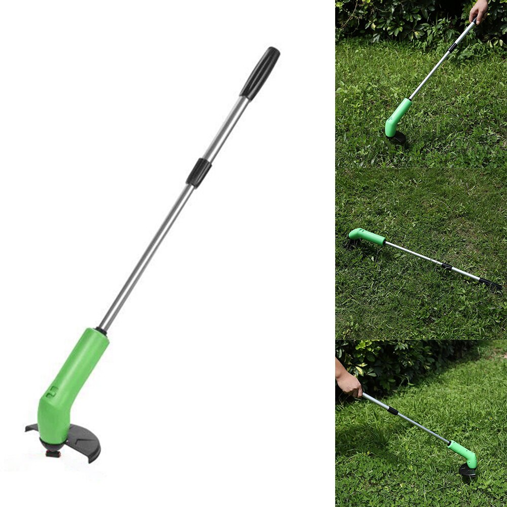 Sladdlös mini gräsklippare gräsklippare fältmaskin grästrimmer trädgårdsredskap utomhus sladdlös stålklippare hemkant park elektrisk