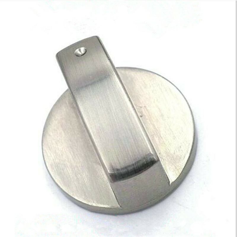 4 stk universal gaskomfur knapper komfur ovn komfur kontrol knapper switch 6mm sølv ovn switch madlavning overflade kontrol låse