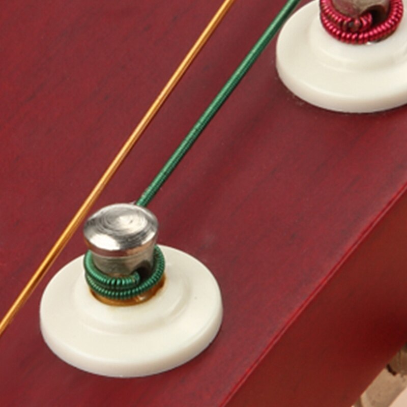 Acoustic Guitar Strings Replacement Steel Guitar Strings with 9 Pieces Celluloid Guitar Picks