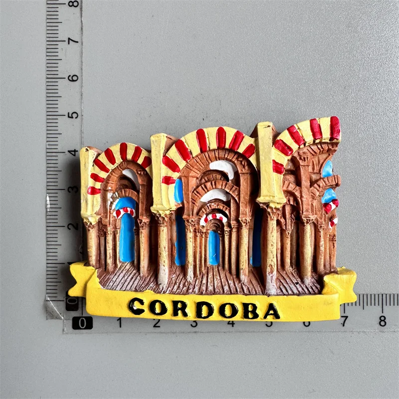 Spaans Koelkast Magneten Toledo La Catedra Kathedraal Malaga Montserrat Magnetische Koelkast Stickers Toeristische Souvenirs Idee: MULTI