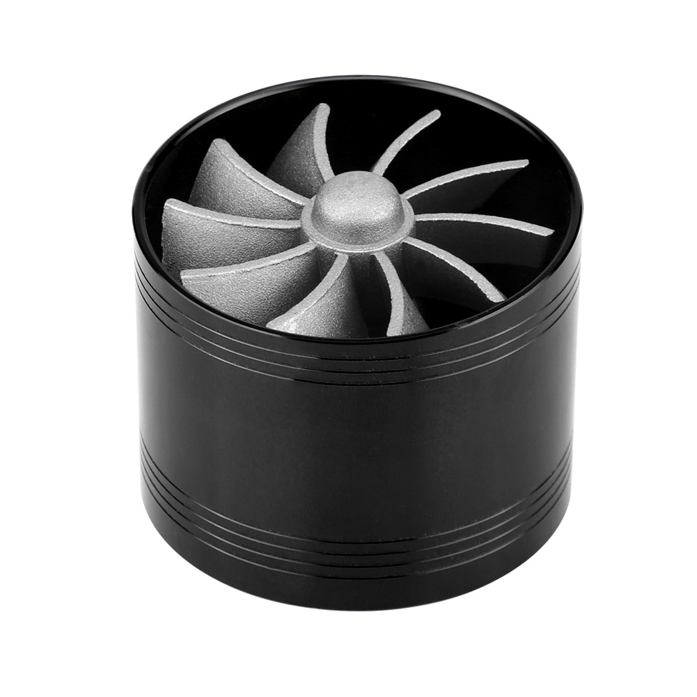 64mm f1- z dobbelt turbine turbolader luftindtag gas brændstofbesparende ventilator bilkompressor