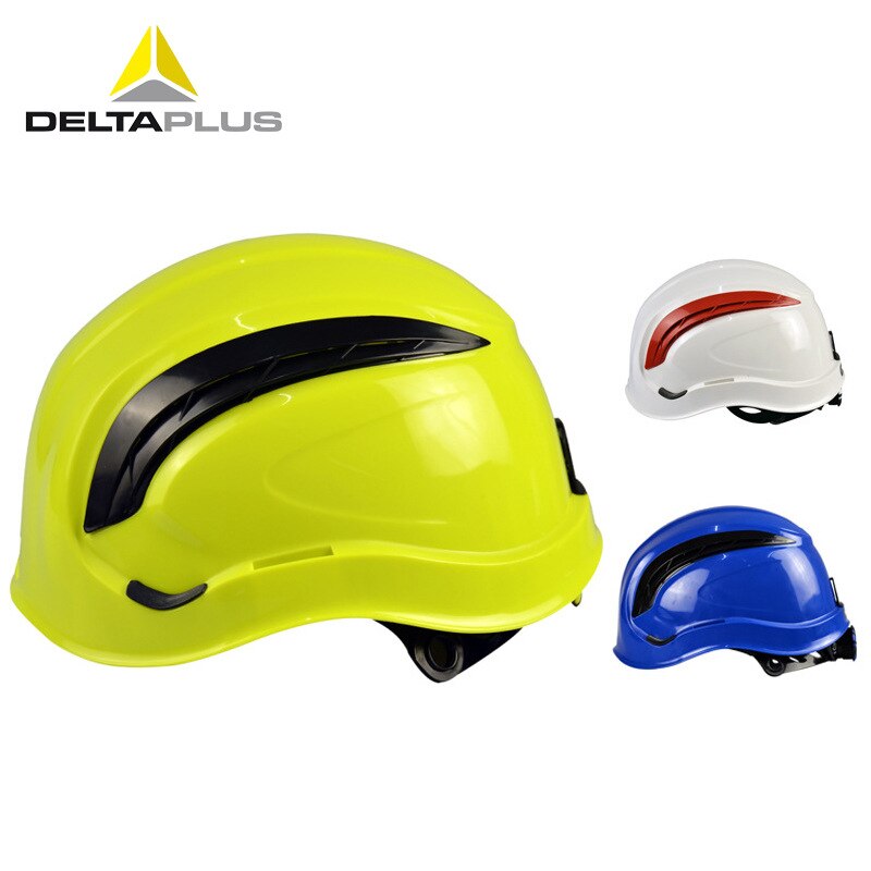 DELTAPLUS Hard Hat Ventilated Sports Helmet Mountaineering Outdoor Rock Climbing Riding Rescue Safety Helmet