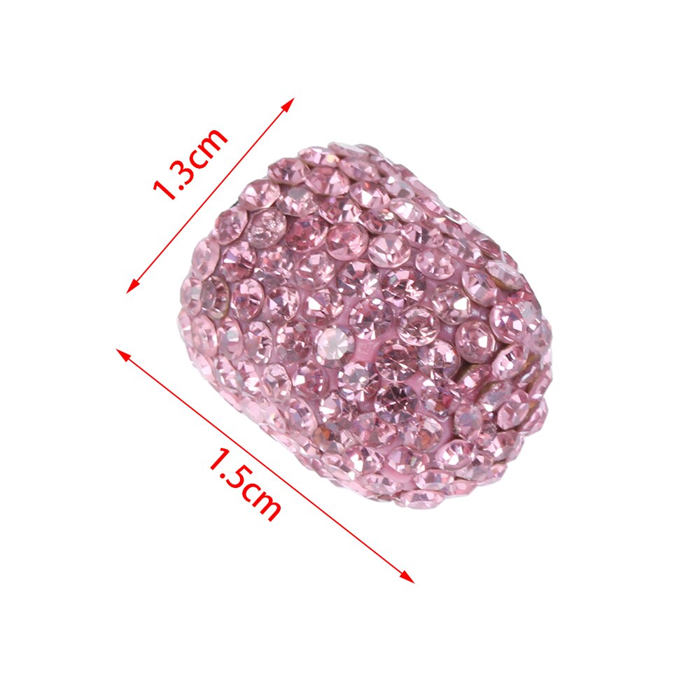 4Pc Auto Charms Crystal Auto Ventieldopjes Diamant Schijnt Wiel Caps Voertuig Bling Decoratie Auto Accessoires
