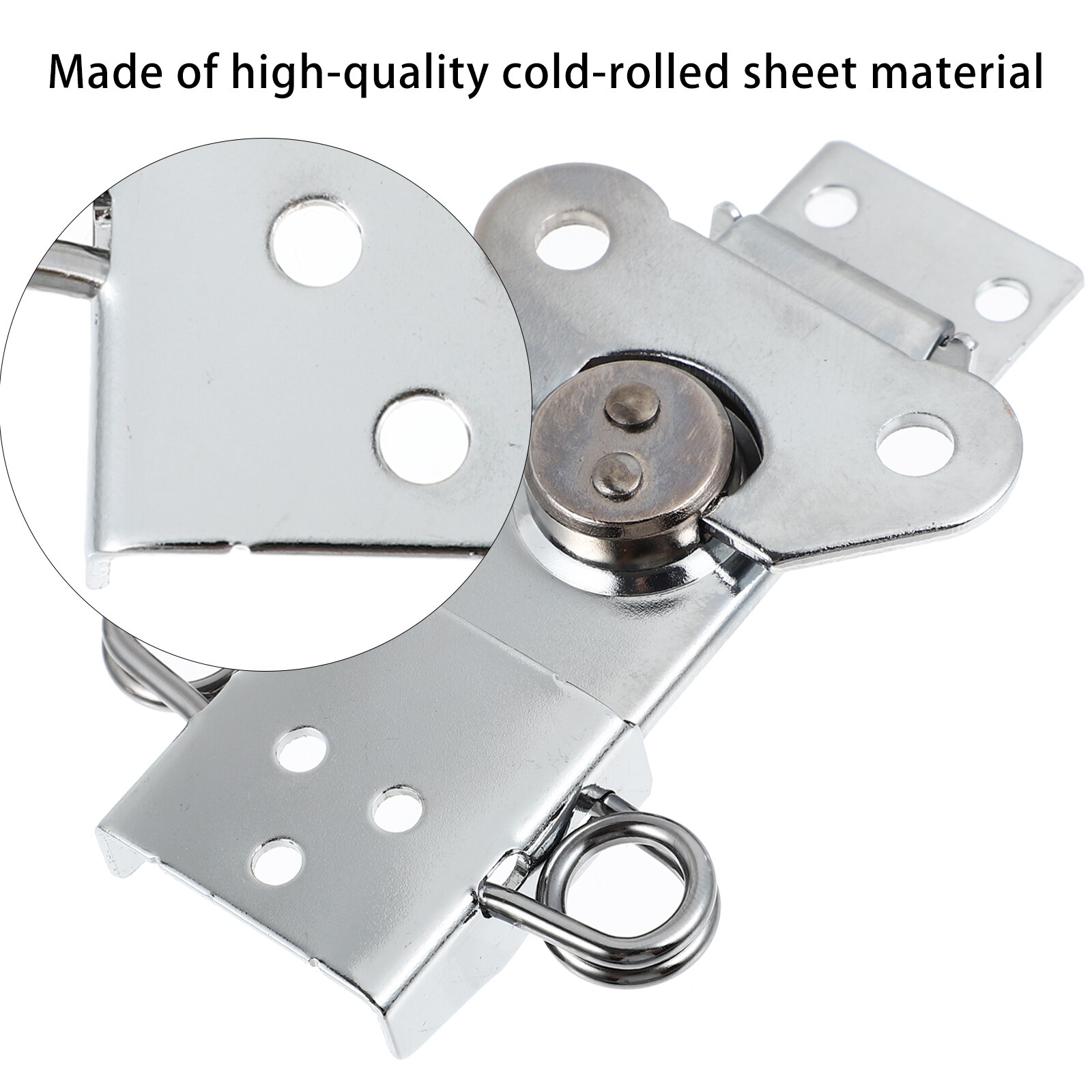Zinc Alloy Spring Loaded Twists Clamp Mount Case Box Closure Lock