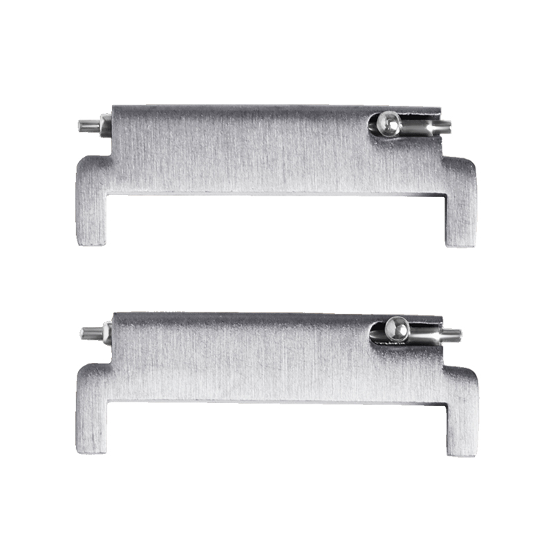 Adaptadores de correa de 20mm a 18mm 20mm 22mm a 22mm 22mm a 20mm, conectores de pines de liberación rápida, accesorios de barras de resorte para correa de reloj, 2 uds.: Black Yellow / 19mm