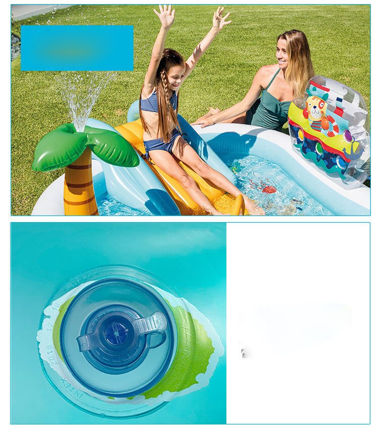 Glijbaan Voor Kinderen Fun Gazon Glijbanen Inflatables Zwembaden Voor Kinderen Zomer Kinderen Glijbaan Set Backyard Outdoor Speelgoed