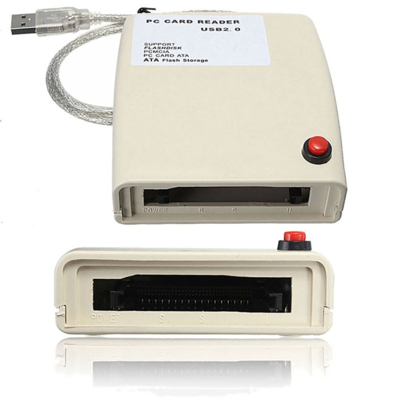 Adaptateur de lecteur de carte mémoire Flash USB 2.0 à 68 broches ATA PCMCIA, convertisseur pour Windows