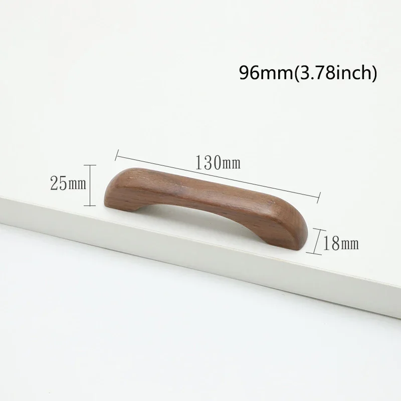 Houten Kastdeuren Laden Massief Houten Handgrepen Nordic Kasten Schoenenkasten Houten Minimalistische Ronde Garderobe Handgrepen