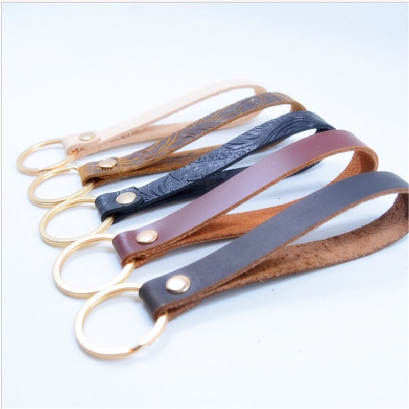 Kreative Tasche Ring Leder Schlüsselring Haushälterin Key Brieftasche Keychain Seil Covers Schlüssel Halter Tasche Organizer Smart Key Brieftasche Fall