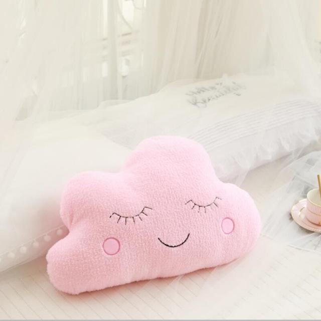 Nizza Farcito Nube Luna Star Goccia di Pioggia Cuscino Morbido Peluche Cuscino Nube Farcito Giocattoli di Peluche Per I Bambini Dei Capretti Del Bambino del Cuscino Della Ragazza regalo: B