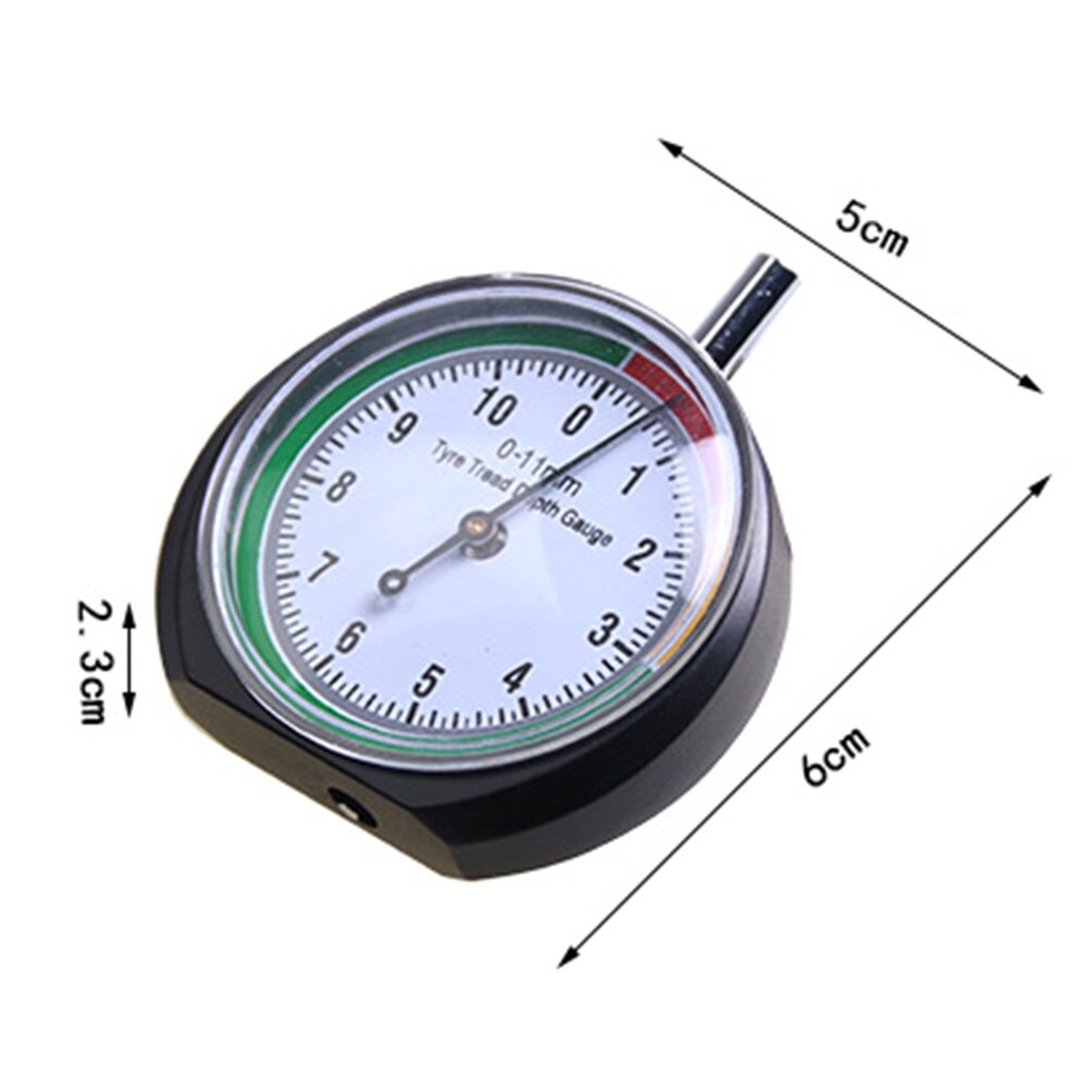 Car Tyre Tread Depth Gauge Trucks Van Tire Pointer Monitor Measure Device Tool Car Wheel Depth Thickness Detection Gauge Meter