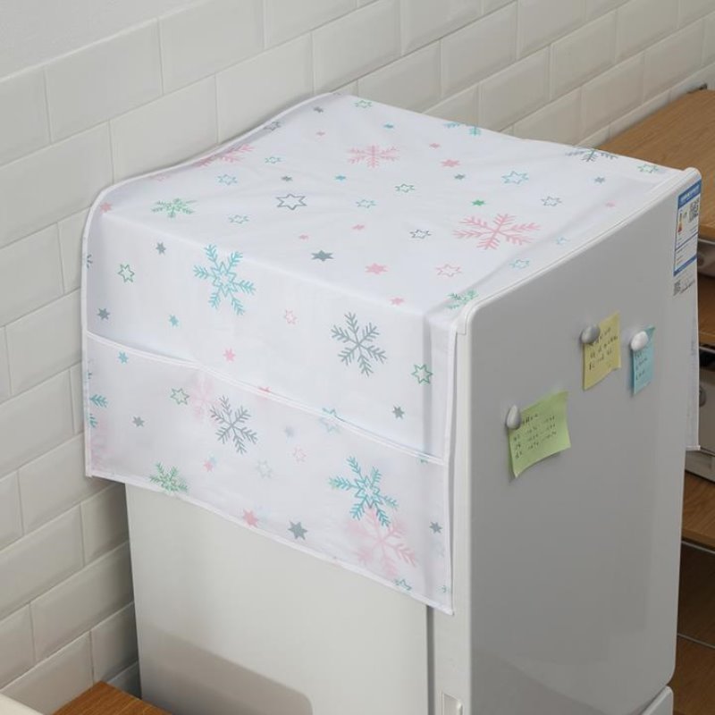 1PCS Refrigerator dust cover household appliances waterproof cover towel refrigerator hanging bag