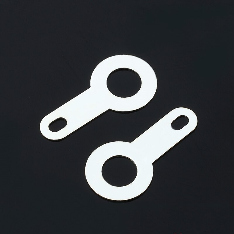 1000pcs 4.2 Silver-plated Copper Single Head Soldering Terminal Circular Weld Washer Welding Sheet Soldering Lug