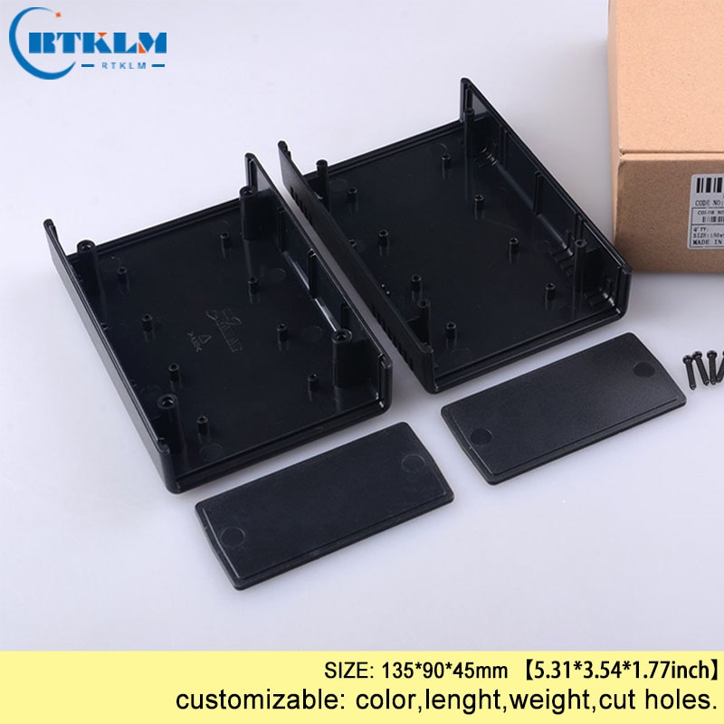 Plastic electric box abs housing plastic enclosure for electronic project junction box DIY small desktop box 135*90*45mm IP55