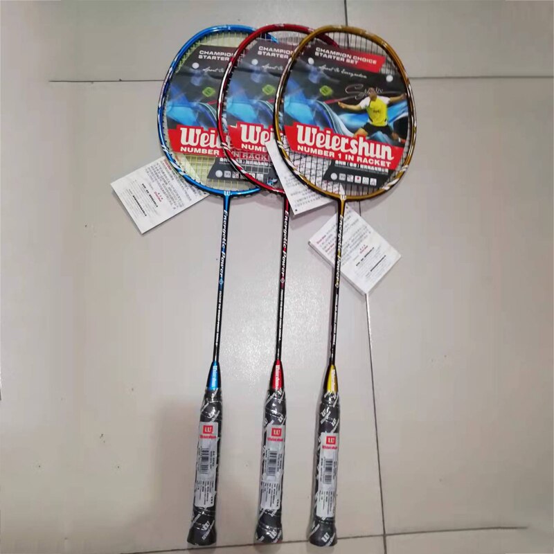 Badminton Rackets Set Ultra Light Double Badminton Racquet Titanium Ferroalloy Lightest Playing Badminton -40