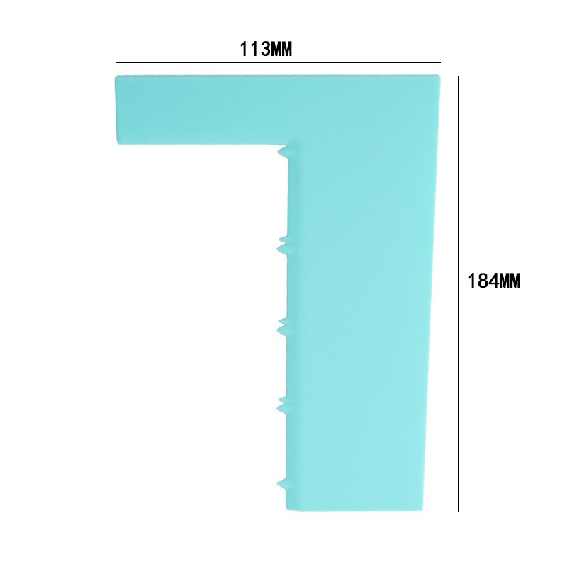 Modelling Smoother Polisher Fondant Cake Scraper Blade Pastry Spatulas Cream Pastry Icing Comb Set DIY Baking Tools For Cakes: C