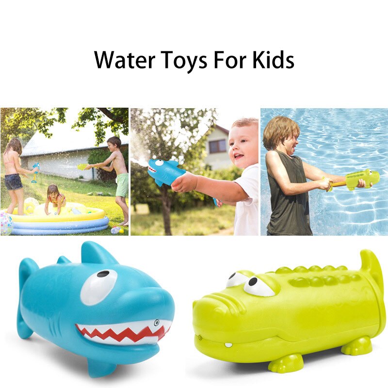 Baby bath toys Shark Crocodile Water Guns toys for kids outdoor toys Swimming pool toy for Summer Child Playing