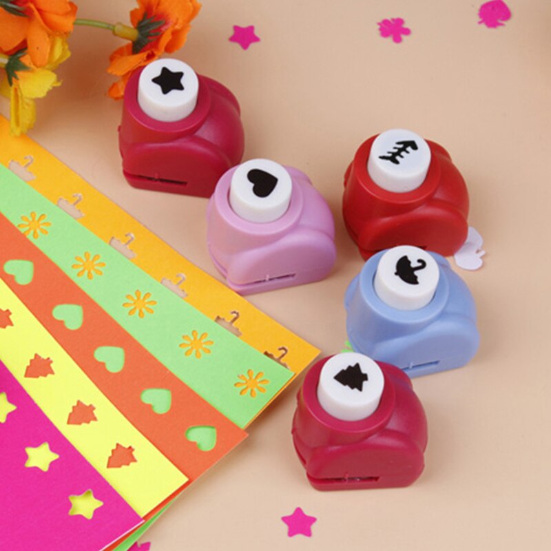 4 stk mini diy craft punch til scrapbooking punch håndlavet klippekort hulmaskine til diy-kort papir hul cl -1203