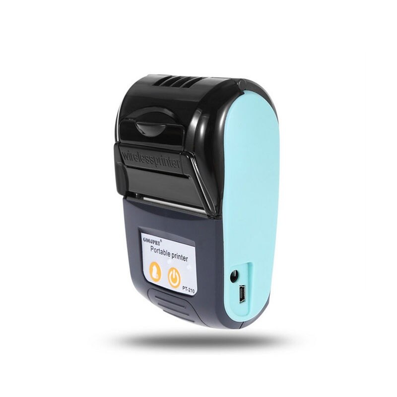 58Mm Mini Portable Thermische Printer Bluetooth Draadloze Ticket Printers Bill Machine Voor Android Ios Venster PT210