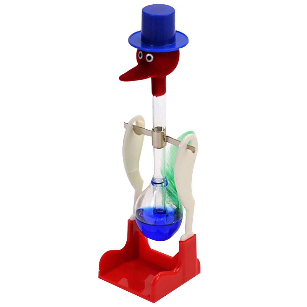 Non-Stop Liquid Drinking Glass Lucky Bird Duck Bobbing Magic Prank Toy Teach Them Physics Eco-friendly and Safe: Bu