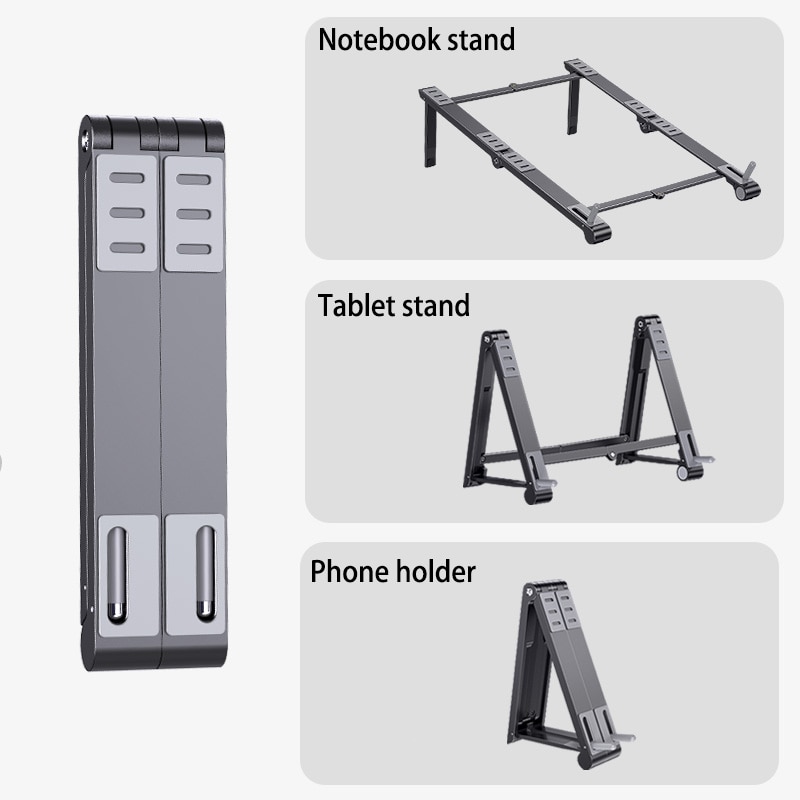 Adjustable Desk Laptop Stand Universal Notebook Holder For Macbook Pro Air iPad iPhone Mobile Phone Stand Support Accessories