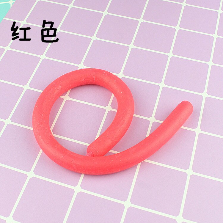 Children Adult Decompression Toy Luminous Noodle Stretch String TPR Rope Anti Stress Toys String Fidget Autism Vent Toys 30cm: Red