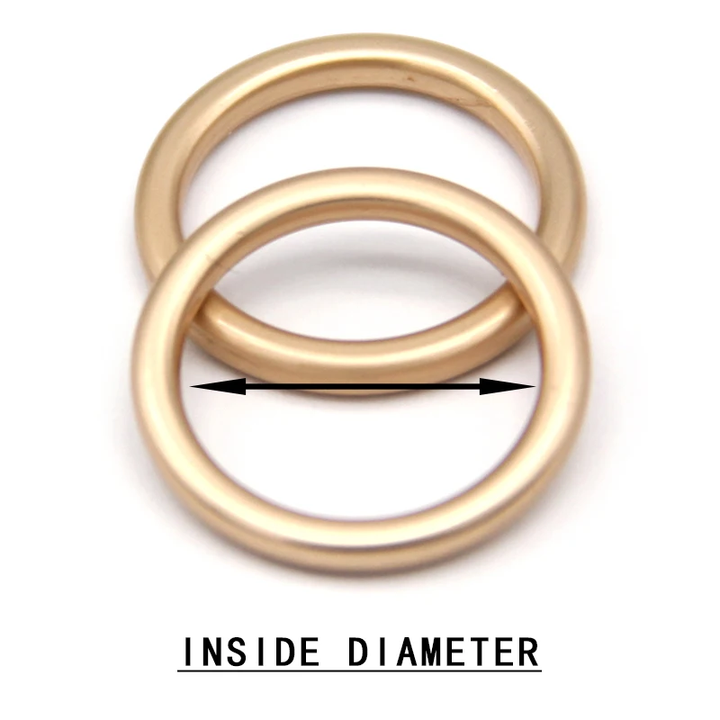 HENGC, hebillas redondas grandes de Metal con anillo redondo, tela de cierre para cinturón de cuero, zapatos, bolsos, prendas de vestir, costura de , manualidades DIY,: # 7 / Plata antigua