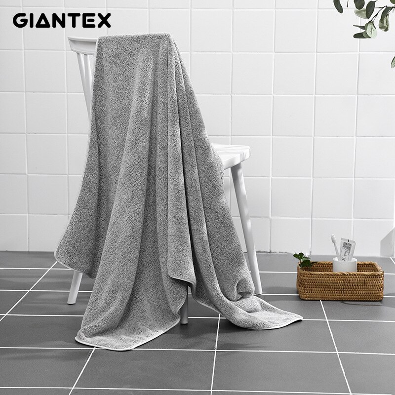 2- stykker bambusfiber håndklædesæt badeværelse superabsorberende badehåndklæde ansigtshåndklæder til voksne serviette de bain toallas recznik
