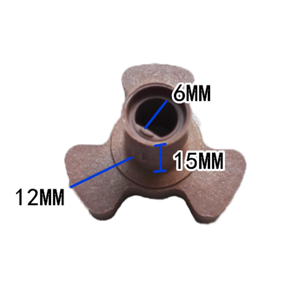 Piezas de reparación de horno microondas, bandeja giratoria, eje central del Motor, soporte de eje de núcleo de flor Y accesorios para Galanz LG, 5 uds.