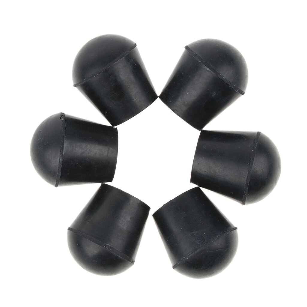 6 stücke Gummi Gehstock Tipps Der Reparatur Teile für Dreieck Hocker Krücken Stock Spazierstock Stuhl 7/8 zoll