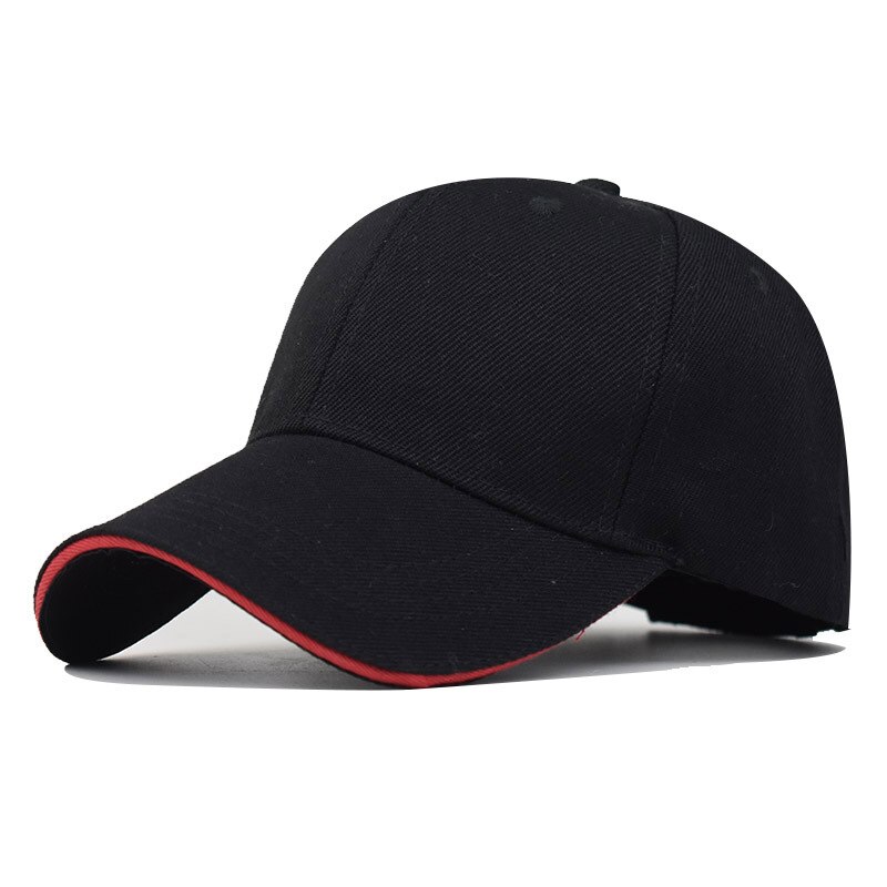 Baseball Cap Snapback Hat Polyester Thick Spring Autumn Cap Pure color cap keep warm Hip Hop Fitted Cap For Men Women: Black 2