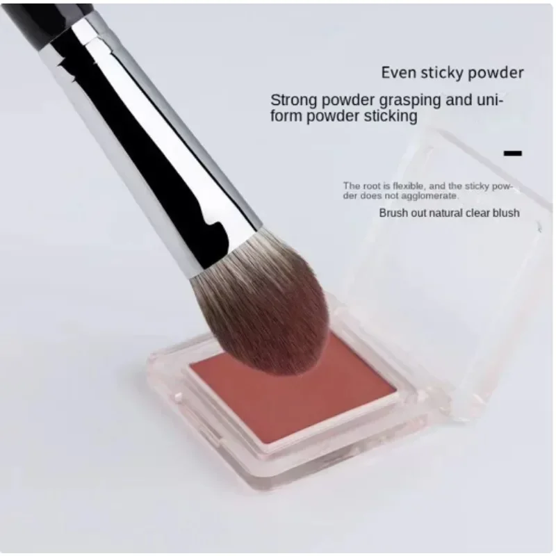 Beauty Smudge Blusher Brush Powder Blush Cream Liquid Blush Makeup Brushes Flat Small Precise Blush Brush Makeup Tools