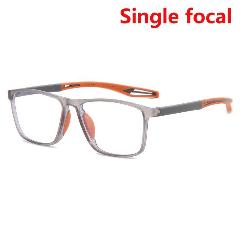 Lunettes de lecture multifocales progressives pour femmes et hommes, monture TR90, Anti-lumière bleue, sport, bifocales, presbytie, avec dioptrie: Noir Vert / +250