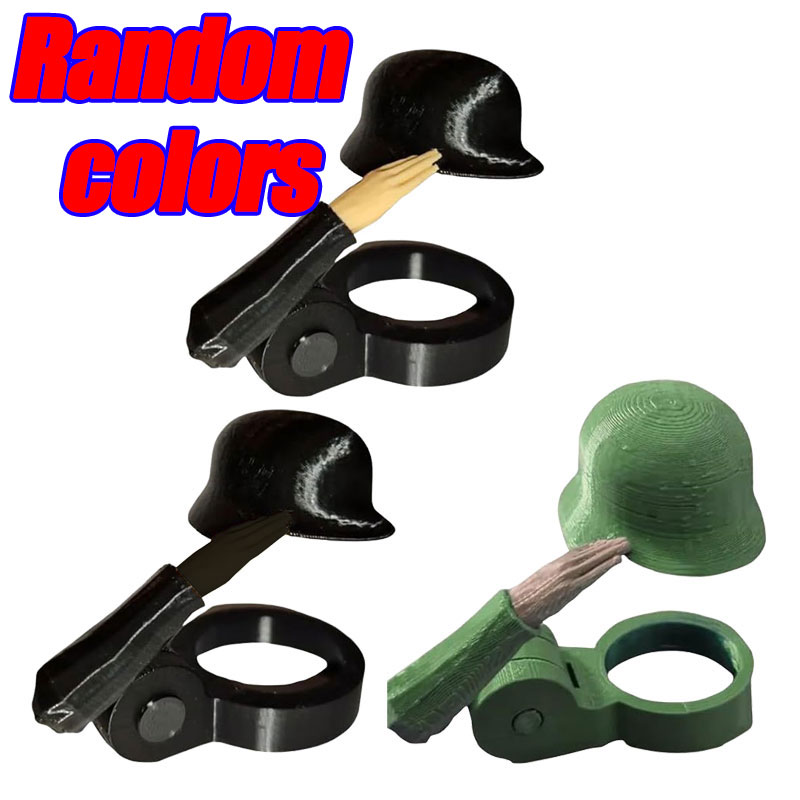3/1Stck Kreative Soldat Gruß Bahre Flasche Helm Staub-nachweisen Deckel salutieren Pose Bahre Flasche Kappe für BBQ Party Bar Bahre: dunkel khaki / 200*360cm