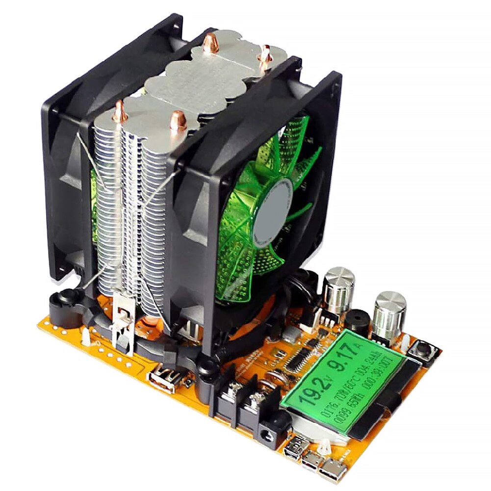 180W Electronic Load Tester USB Adjustable Testing Module Power Meter Digital capacity tester power Battery Discharge