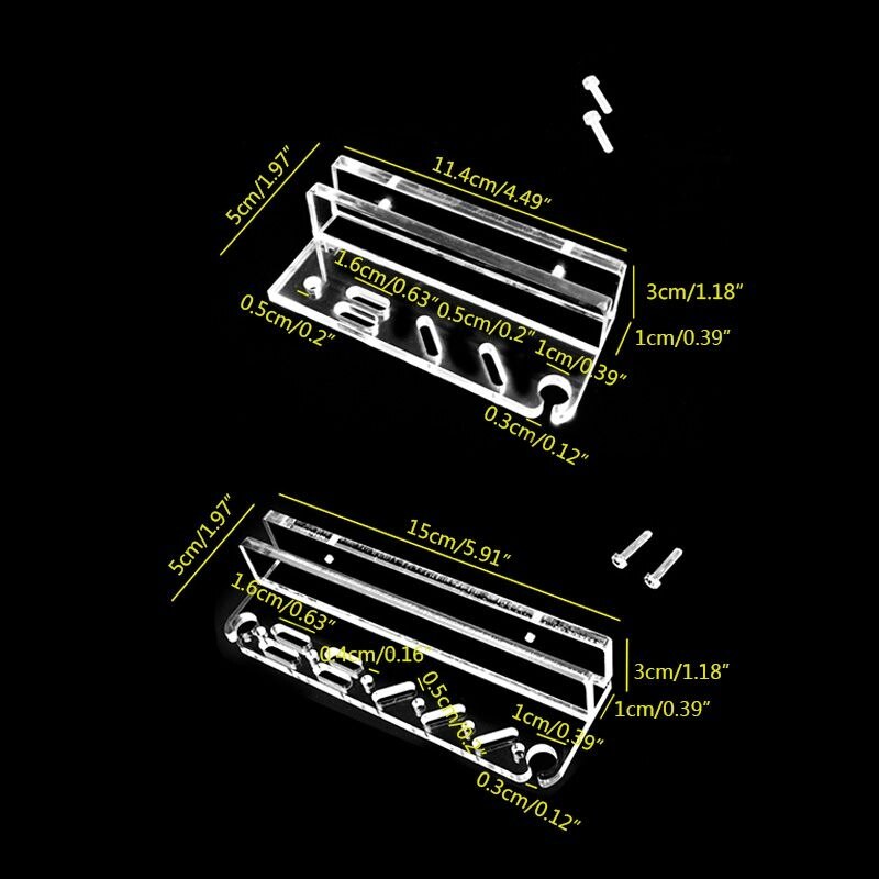 Fish Tank Aquascaping Tool Aquatic Plant Kits Management Holder Tweezers Scissors Storage Rack, Aquarium Tank Mounted