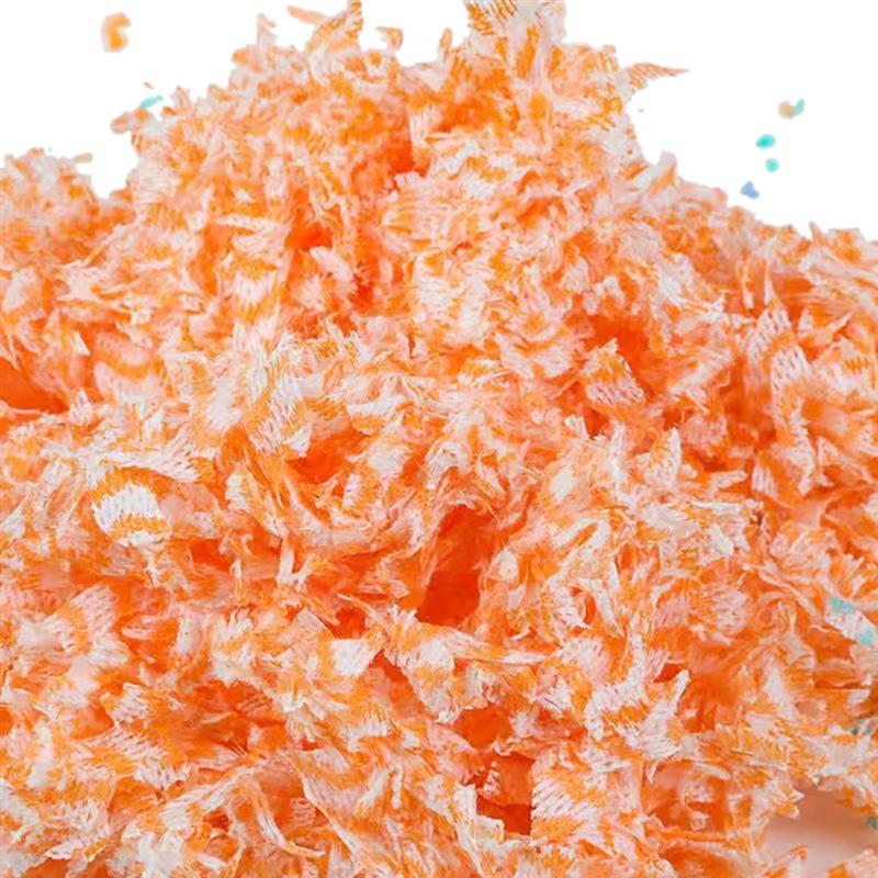 Hamster Bedding Soft Paper Cotton Guinea Pig Cushion Dust-Free Small Pet Bedding Absorbent Gerbil Hamster Bedding Supply: Orange