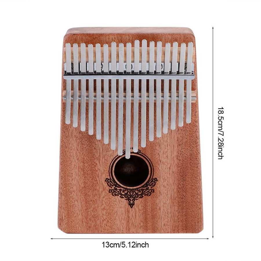 Kalimba Mbira Thumb Piano Thumb Musical Piano 17 Keys Thumb Piano for Family